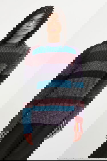 Пуловер Barbour Barbour x Paul Smith Multi Striped Crew Sweater Многоцветен | MKN1697MI11, 0