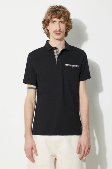 Поло тениска Barbour Polo Shirt Short Sleeve Черно | MML1071, 0