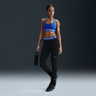 Сутиен Nike Pro Mid-Rise Mesh Panel Leggings Синьо | CZ9779-022, 0