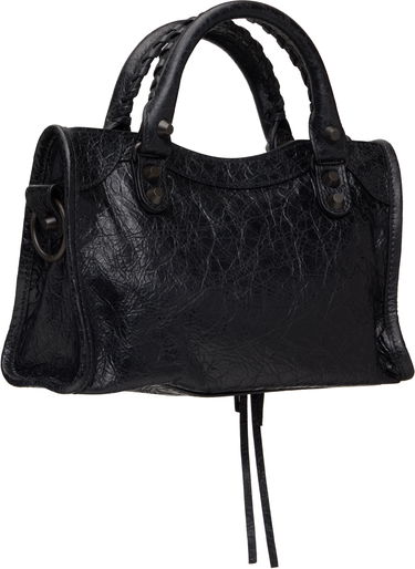 Дамска чанта Balenciaga Mini City Bag Черно | 806395 2ABEK, 2