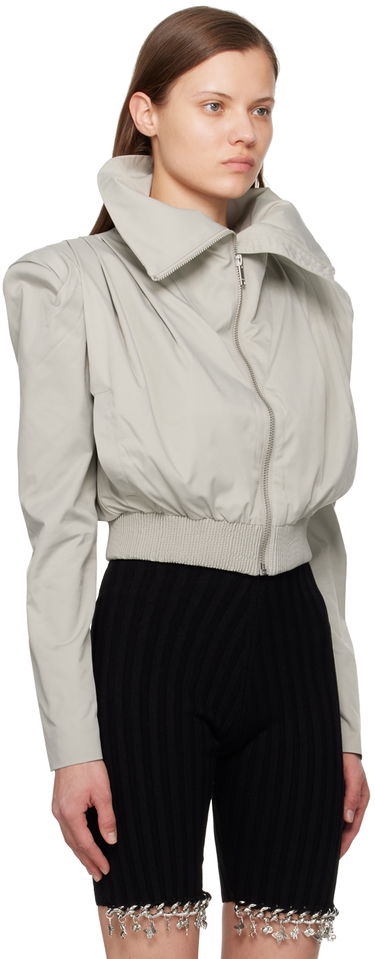 Яке бомбър Han Kjøbenhavn Pleated Bomber Jacket Сиво | W-133742, 1