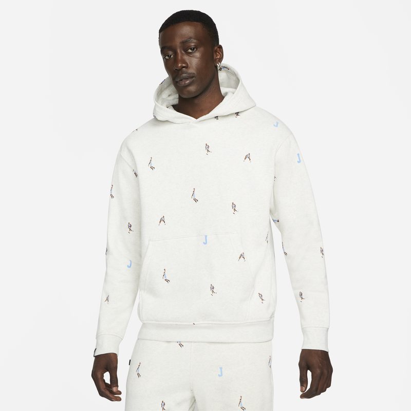 Суитчър Jordan Jordan Essentials Fleece Pullover Hoodie Бяло | DC9707-141, 0