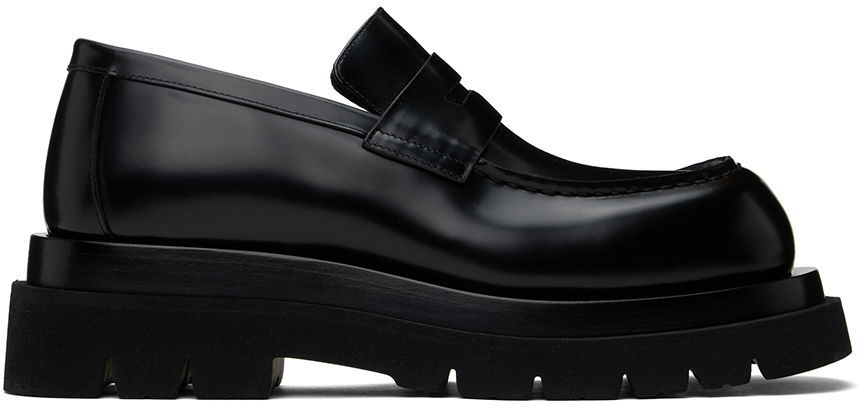 Кецове и обувки Bottega Veneta Lug Loafers "Black" Черно | 730222 V20V0, 0