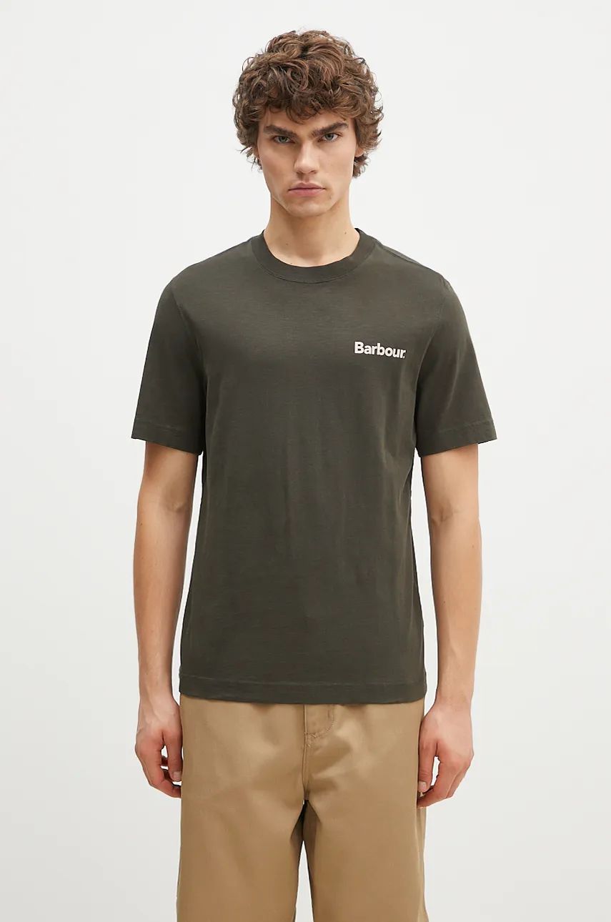 Тениска Barbour Pitbright Relaxed T-Shirt Зелено | MTS1351, 0