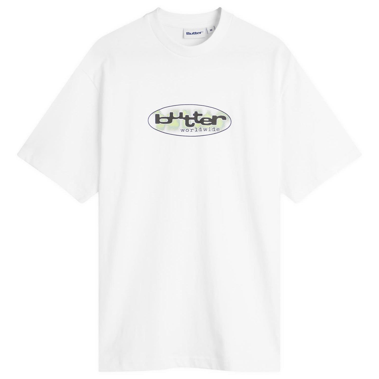 Тениска Butter Goods Vortex T-Shirt, Size Large Бяло | BG252111-WHT, 1
