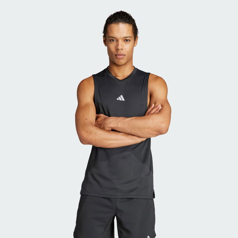 Тениска adidas Performance Designed for Training Workout HEAT.RDY Top Черно | IS3708