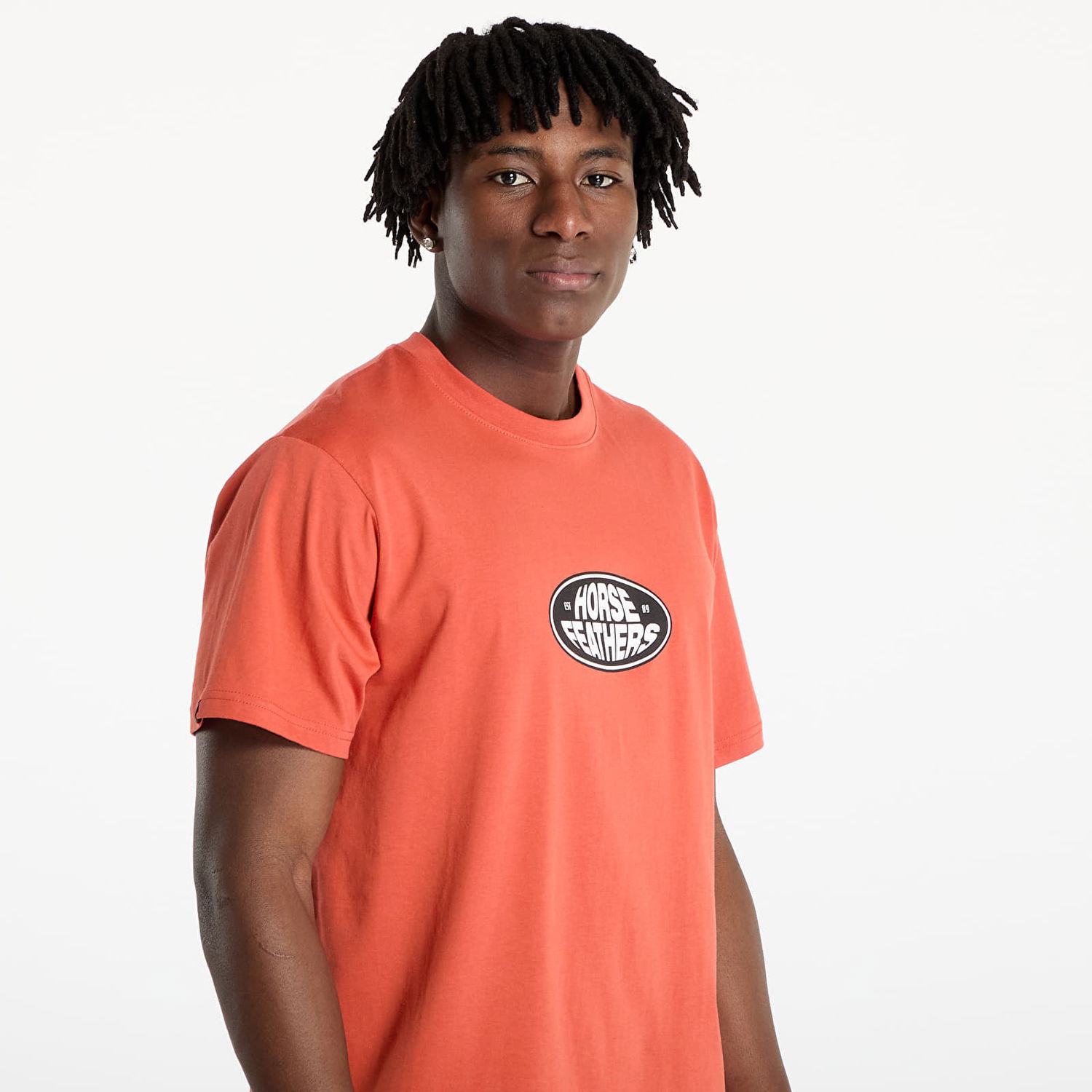 Тениска Horsefeathers Horsefeathers Dynamo T-Shirt Оранжево
 | SM1381C, 1