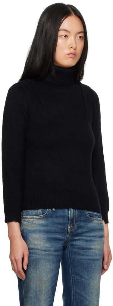 Пуловер R13 R13 Flat Sleeve Turtleneck Черно | R13WY178-Y108A, 1