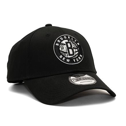 Шапка с козирка New Era 9FORTY NBA Infill Brooklyn Nets Black / Graphite Grey  One Size Черно | 60434959, 0