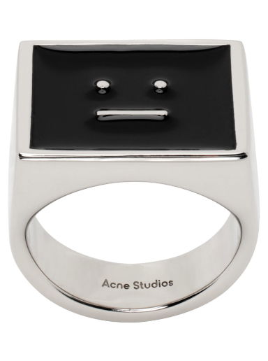 Пръстен Acne Studios Enamel Ring Черно | C50368-