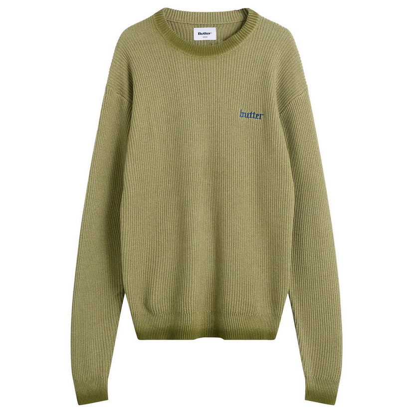 Пуловер Butter Goods Fade Knit Sweater Зелено | BG254301-ALG
