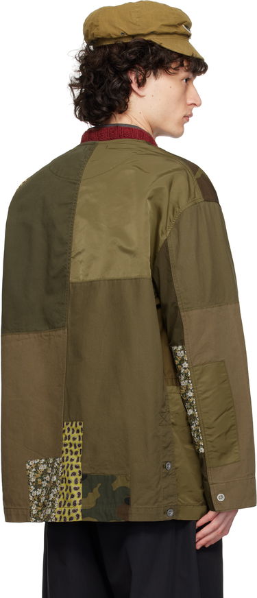 Ветровка Comme des Garçons Homme Multi Fabric Mix Jacket Зелено | HO-J017-051, 2