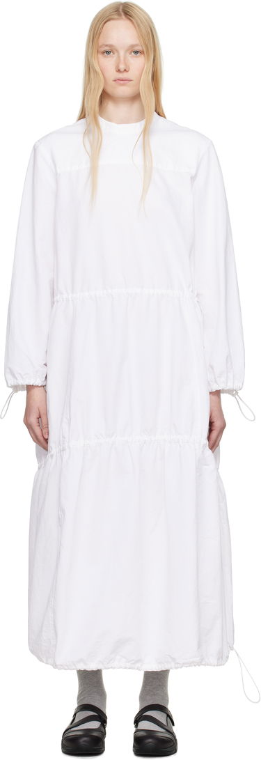 Pокля YMC YMC Carter Maxi Dress Бяло | Q1YAB, 0
