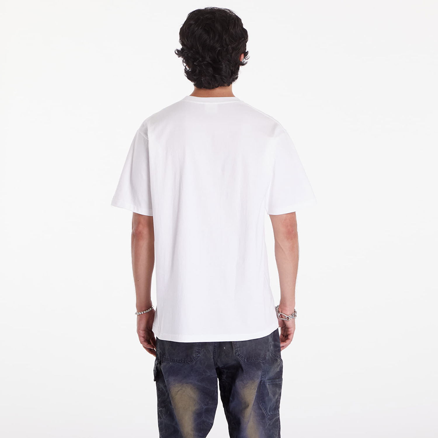 Тениска BAPE A BATHING APE Bape Hexagram College Tee Бяло | 001TEK301033MWHT, 1