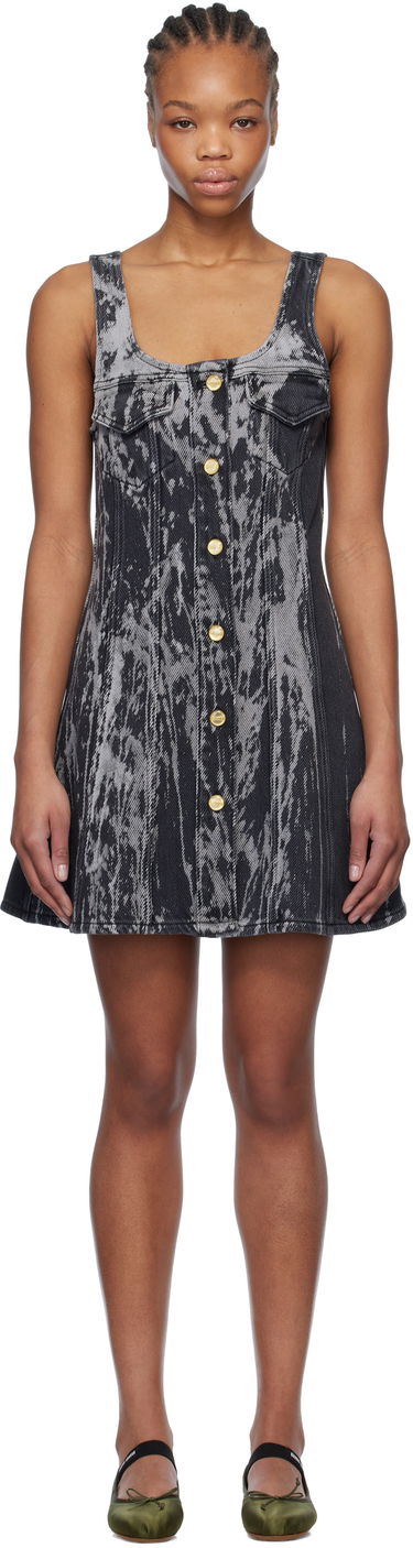 Pокля GANNI GANNI Denim Minidress Черно | J1597, 0