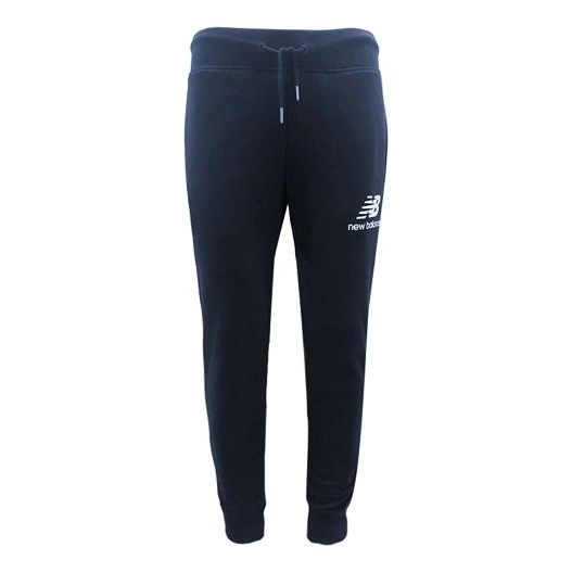 Спортни панталони New Balance Essential Stacked Logo Sweatpants Синьо | AMP91550-PGM