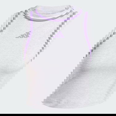 Потник adidas Performance Cropped Cotton Tank Top Сиво | JN6988, 4