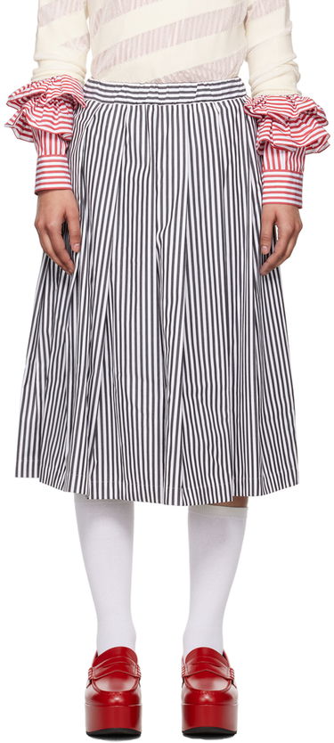 Пола Comme des Garçons Comme des Garçons Girl Striped Midi Skirt Многоцветен | NM-S006-051, 0