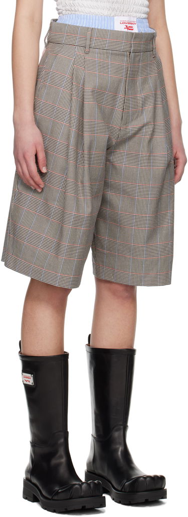 Къси панталони Charles Jeffrey Loverboy Charles Jeffrey LOVERBOY Aberdeen Plaid Shorts Кафяво | 54030102, 1