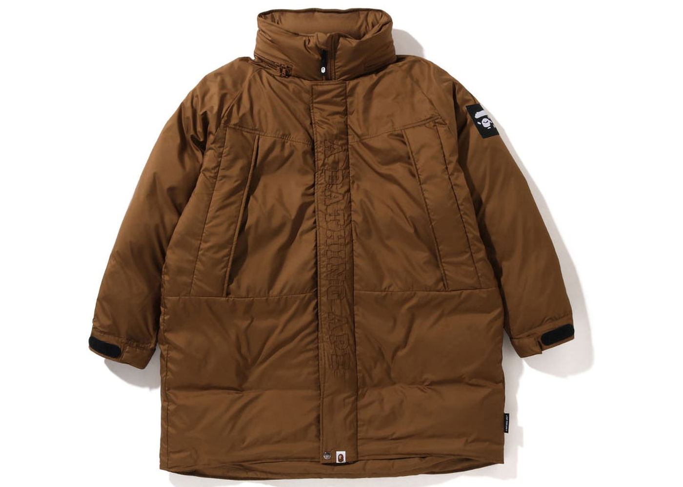 Яке BAPE Long Relaxed Fit Down Jacket Бежово | 1I80-144-005, 0