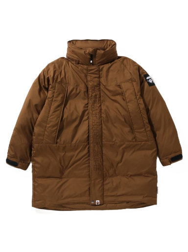 Яке BAPE Long Relaxed Fit Down Jacket Бежово | 1I80-144-005