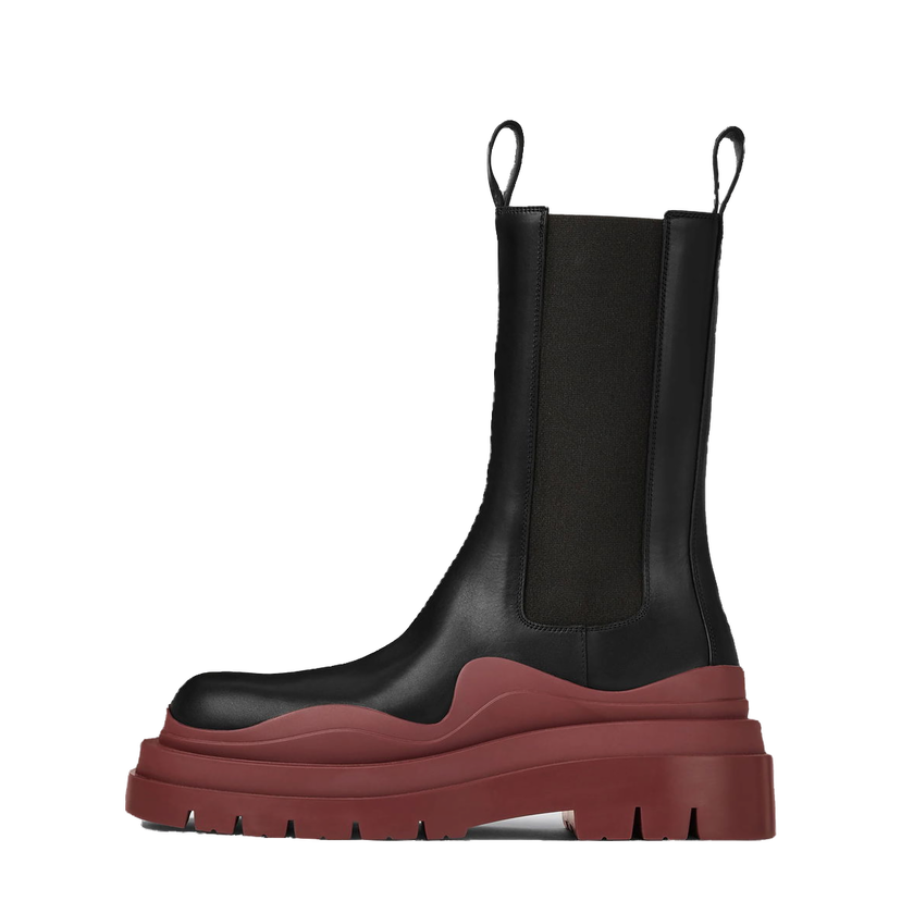 Кецове и обувки Bottega Veneta Tire Platform Boots Черно | 630297 VBS50 1507