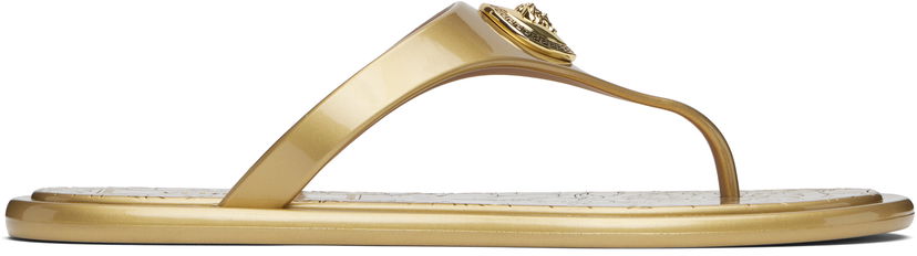Аксесоари Versace Versace Alia Metallic Flat Sandals Металик | 1016248_1A14478