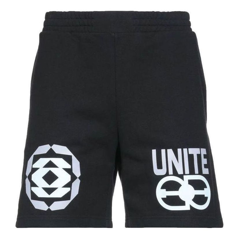 Къси панталони Alexander McQueen Alexander McQueen Unite Logo Sweatshorts Черно | 647263-RTT19-1000
