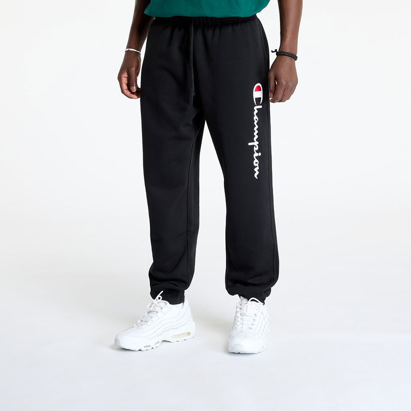 Спортни панталони Champion Sweatpants Rib Cuff Pants Черно | 220293 CHA KK001