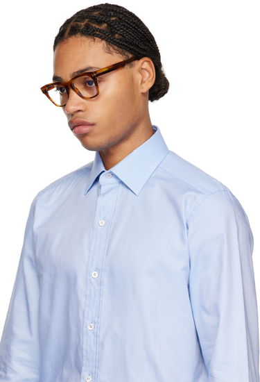Слънчеви очила Tom Ford Tom Ford Square Glasses Кафяво | FT5886-B_52047, 3