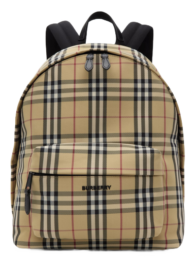 Раница Burberry Beige Check Бежово | 8069749