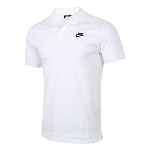 Поло тениска Nike Sportswear Short Sleeve Polo Бяло | CJ4457-100