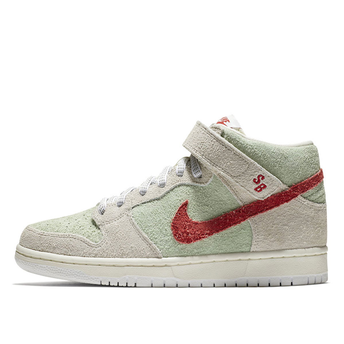 Кецове и обувки Nike SB Dunk Mid "White Widow" Зелено | AQ2207-163, 1