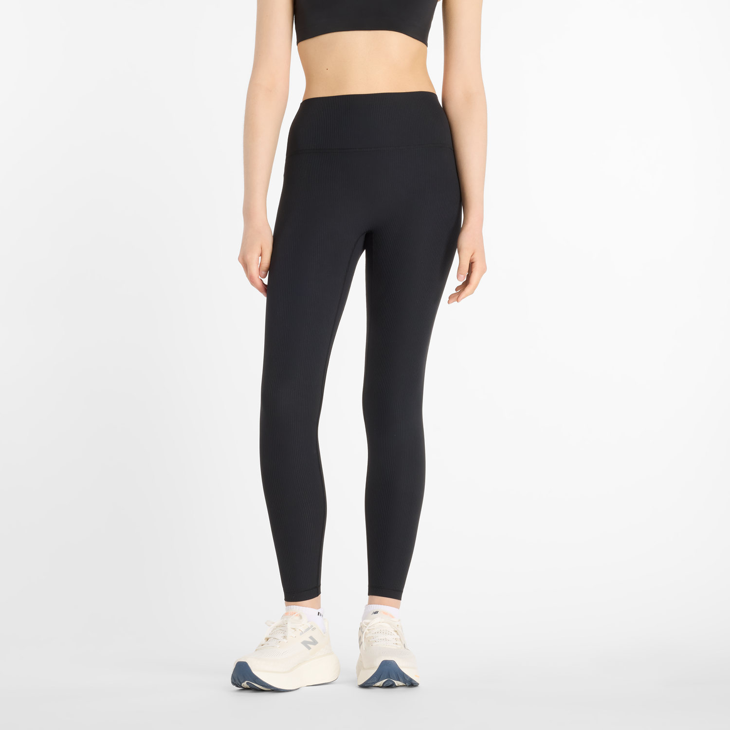 Клинове New Balance Ribbed Leggings Черно | NBWP53152BK, 0