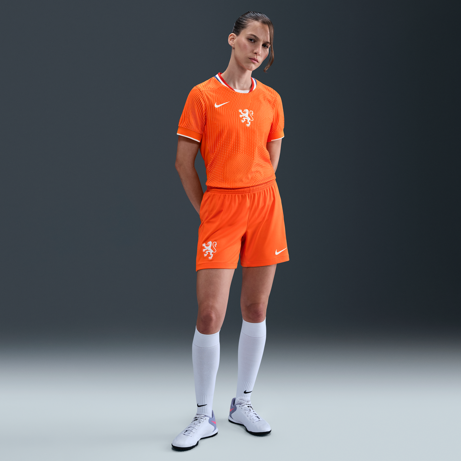 Къси панталони Nike Netherlands 2025/26 Dri-FIT Stadium Replica Home Shorts Оранжево
 | FZ9185-819, 0