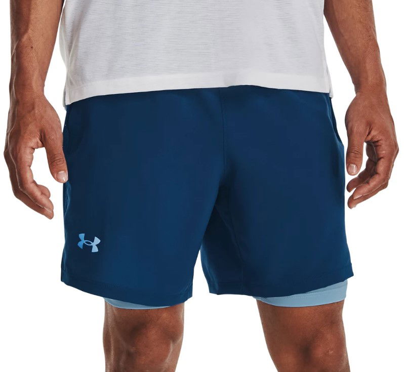 Къси панталони Under Armour Launch 7'' 2v1 Тъмно синьо | 1361497-426, 0