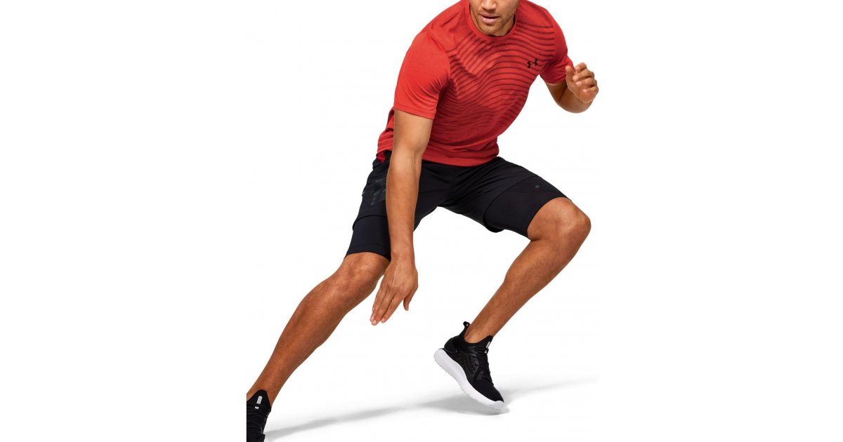 Тениска Under Armour Seamless Wave Short Sleeve T-Shirt Червено | 1351450-628, 1