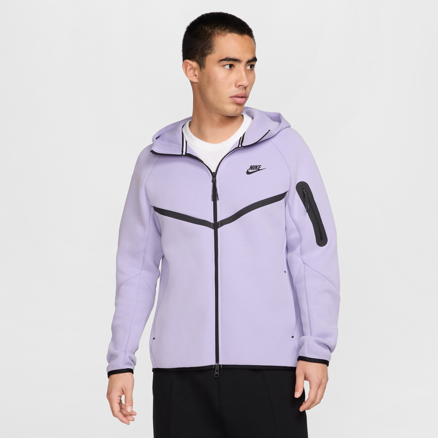 Суитчър Nike Nike Tech Windrunner Full-Zip Hoodie Лилаво | HV0949-515, 1