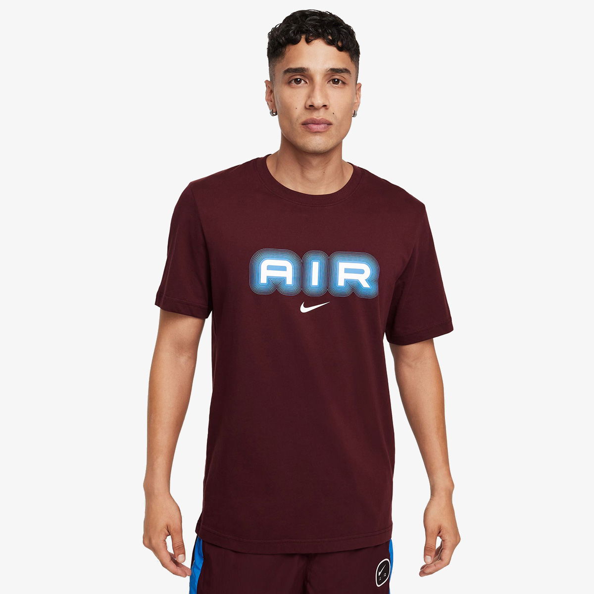 Тениска Nike NSW AIR Graphic T-Shirt Бургунди | HM0185-652, 1