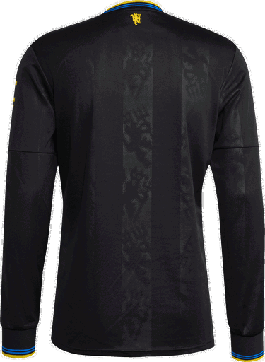 Фланелка adidas Performance Manchester United 25/26 Third Jersey Long Sleeve Черно | KD4226, 1