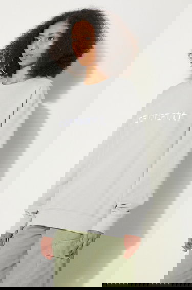 Суитчър Carhartt WIP Sweatshirt with embroidered logo Сиво | I033647.2AXXX, 3