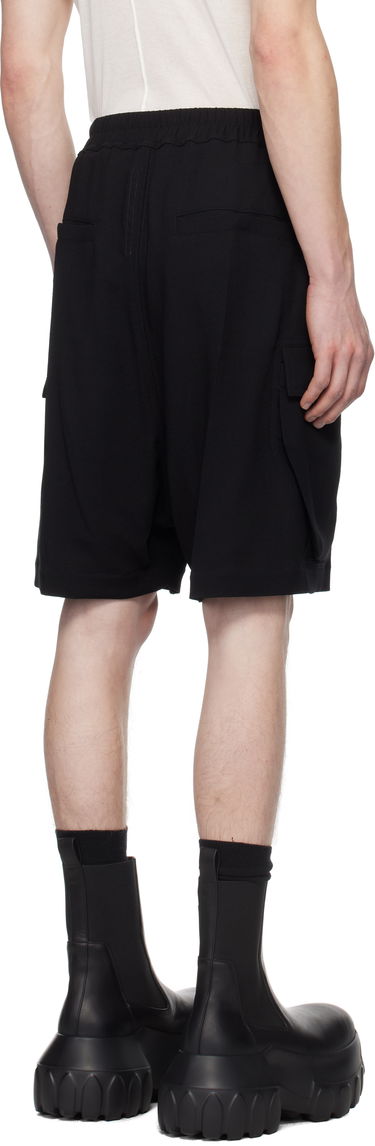 Къси панталони Rick Owens Rick Owens Hollywood Cargobela Shorts Черно | RU01E5360 WA, 2