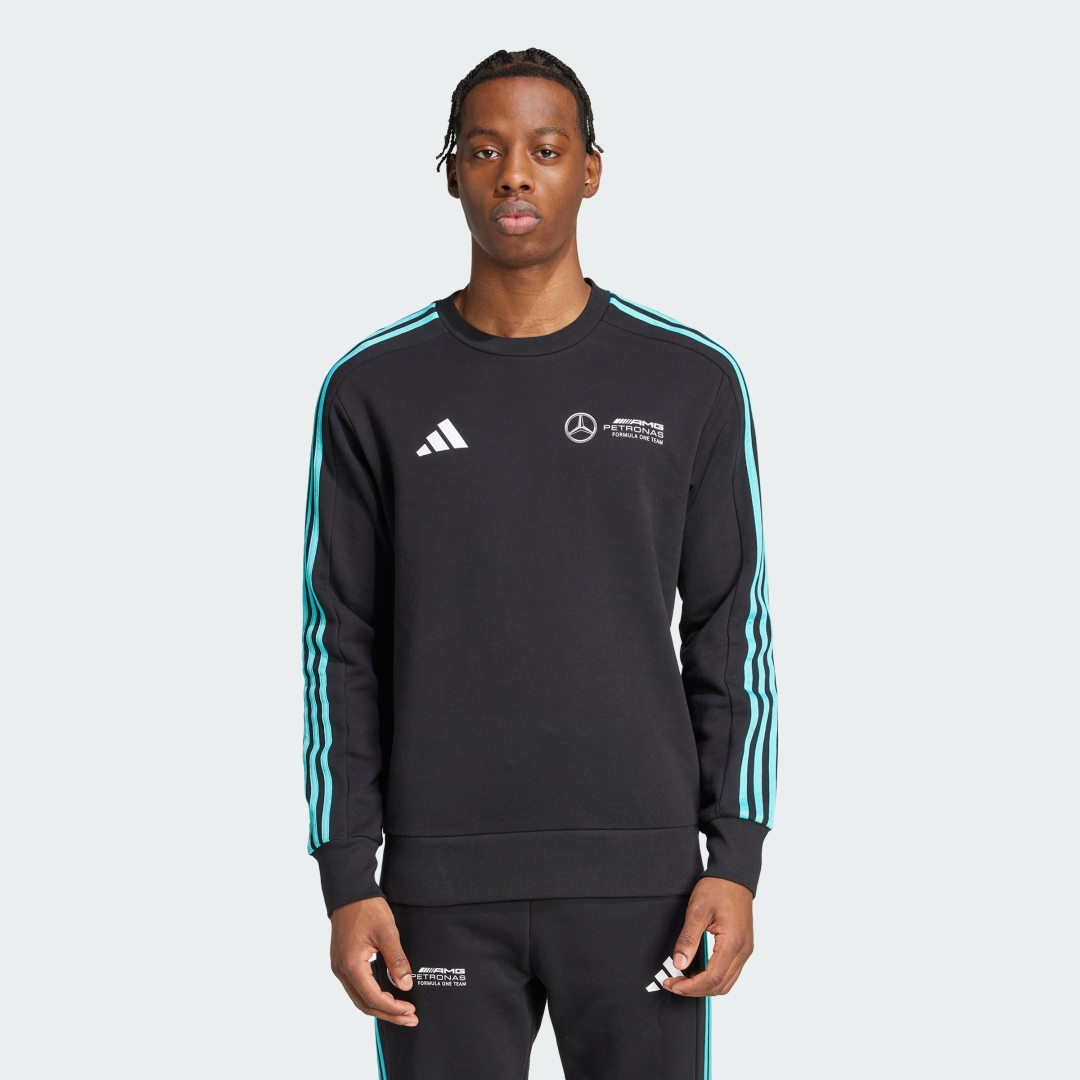 Суитчър adidas Performance Mercedes - AMG Petronas Formula One Team DNA Sweatshirt Черно | JV5427, 0