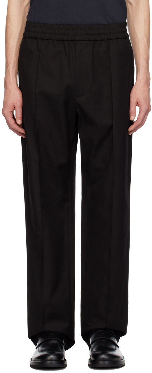 Панталони Valentino Pinched Seam Trousers Черно | 4V3RB0Q89UA