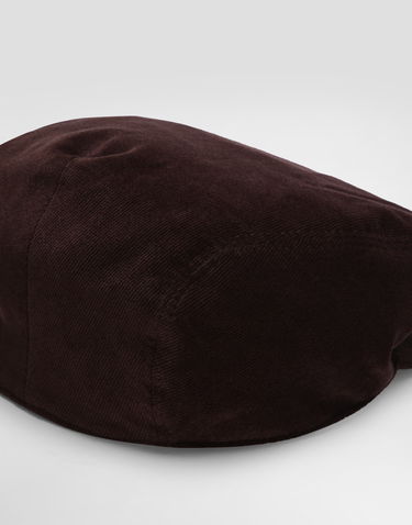 Шапка с козирка Dolce & Gabbana Dolce & Gabbana Velvet Flat Cap Кафяво | GH587AFUVJFR5515, 2