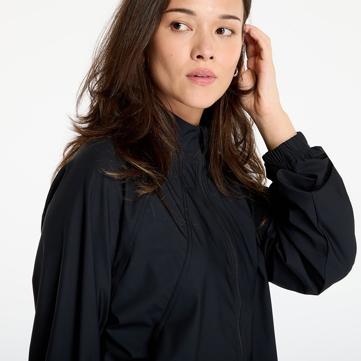 Ветровка Urban Classics Cropped Wide Sleeve Windbreaker Sports Jacket Черно | TB7800-00007, 1