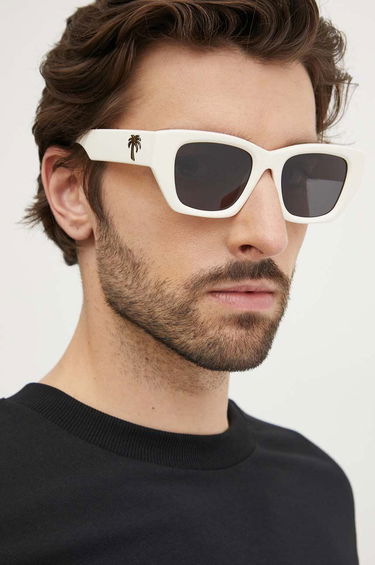 Слънчеви очила Palm Angels Palm Angels Sunglasses with Palm Tree Accent Бяло | PERI034.510107, 5