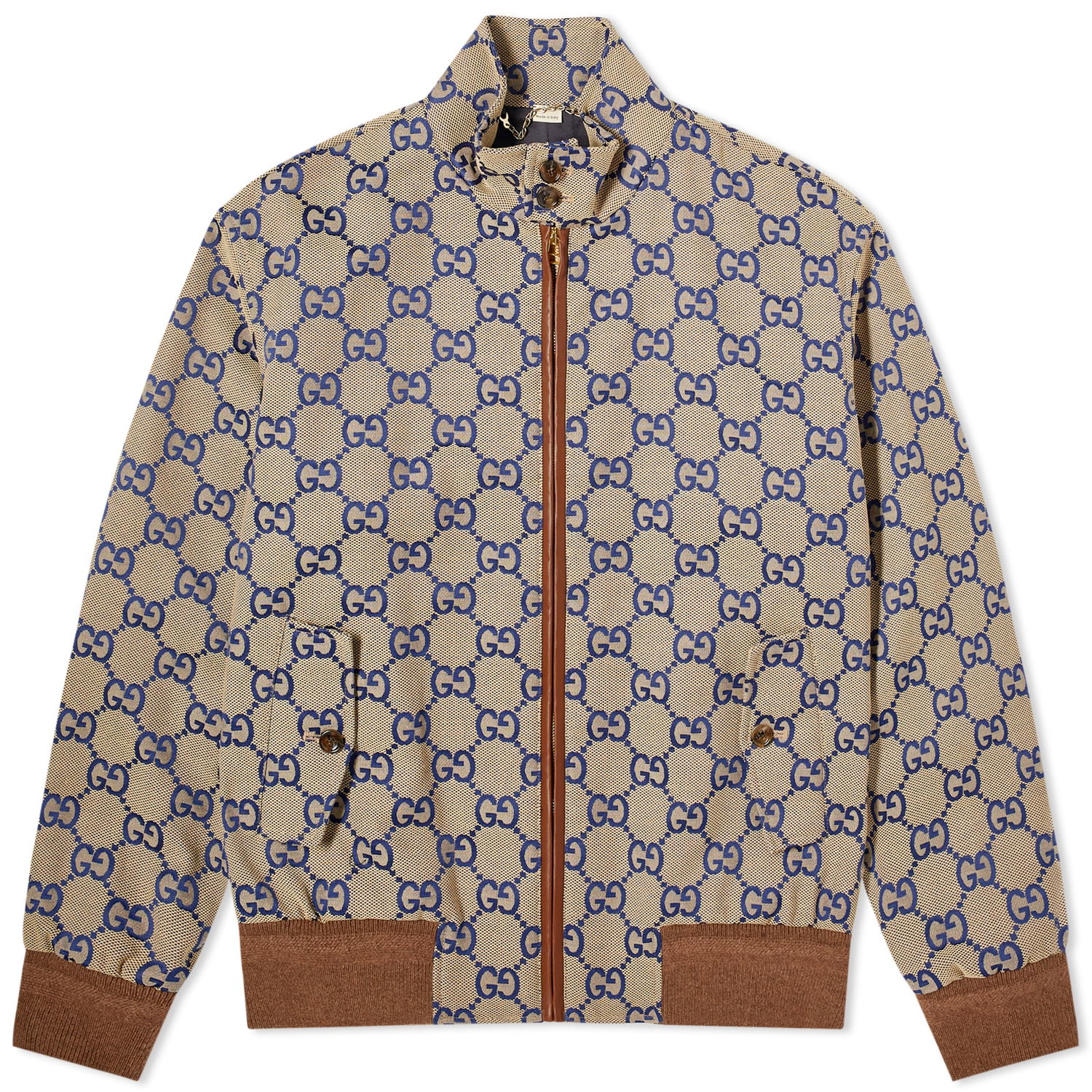Яке бомбър Gucci Jumbo GG Bomber Jacket Бежово | 774128-Z8BEB-2461, 0