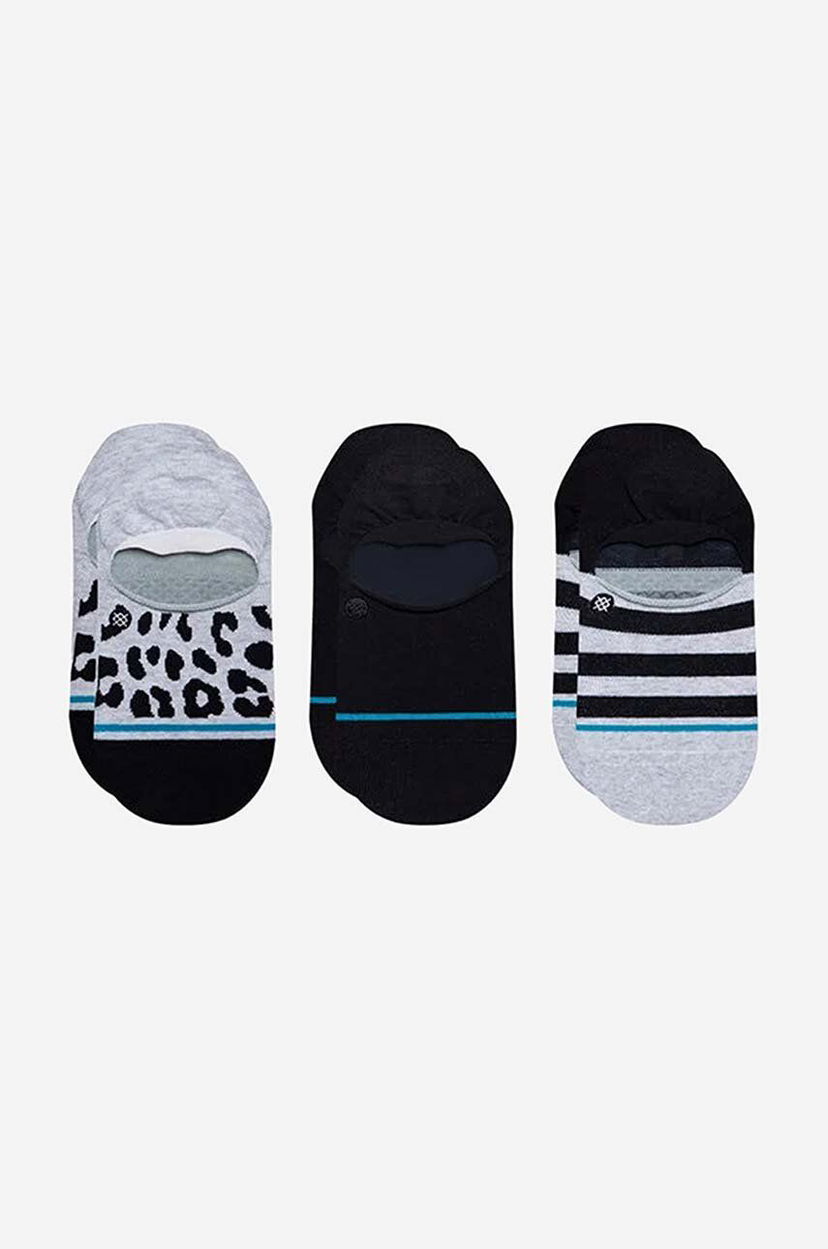 Чорапи Stance Leopard Socks 3-Pack Черно | W145C21LEO