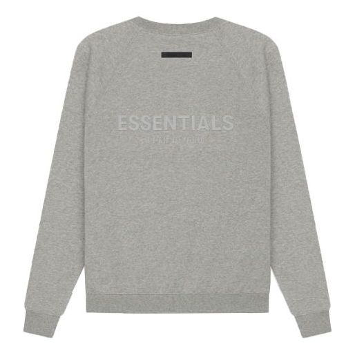 Пуловер Fear of God Essentials Pull-Over Crewneck Sweatshirt Сиво | FOG-SS21-610